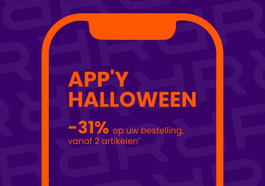 APP'Y HALLOWEEN : -31% op de merken La Redoute Collections, Anne Weyburn, La Redoute Intérieurs en AMPM, vanaf 2 artikelen*