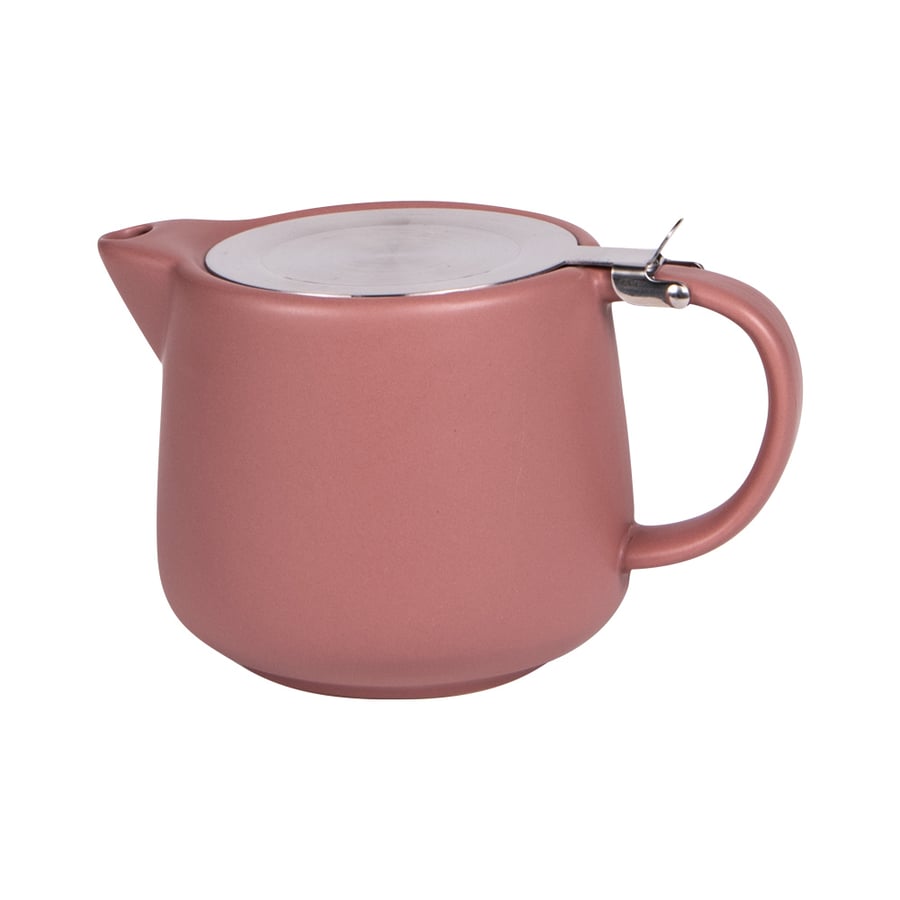 Théière Avec Filtre Uno Amande 0,9L - Élégante En Grès Pour Un Rituel Du Thé Parfait