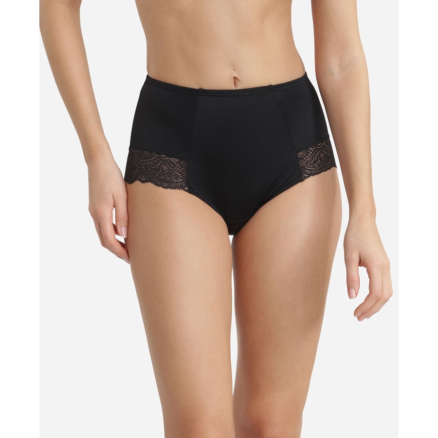 DKDDSSS Culotte Gainante Ventre Plat Femme - Shorty Sculptant Noire Taille Haute