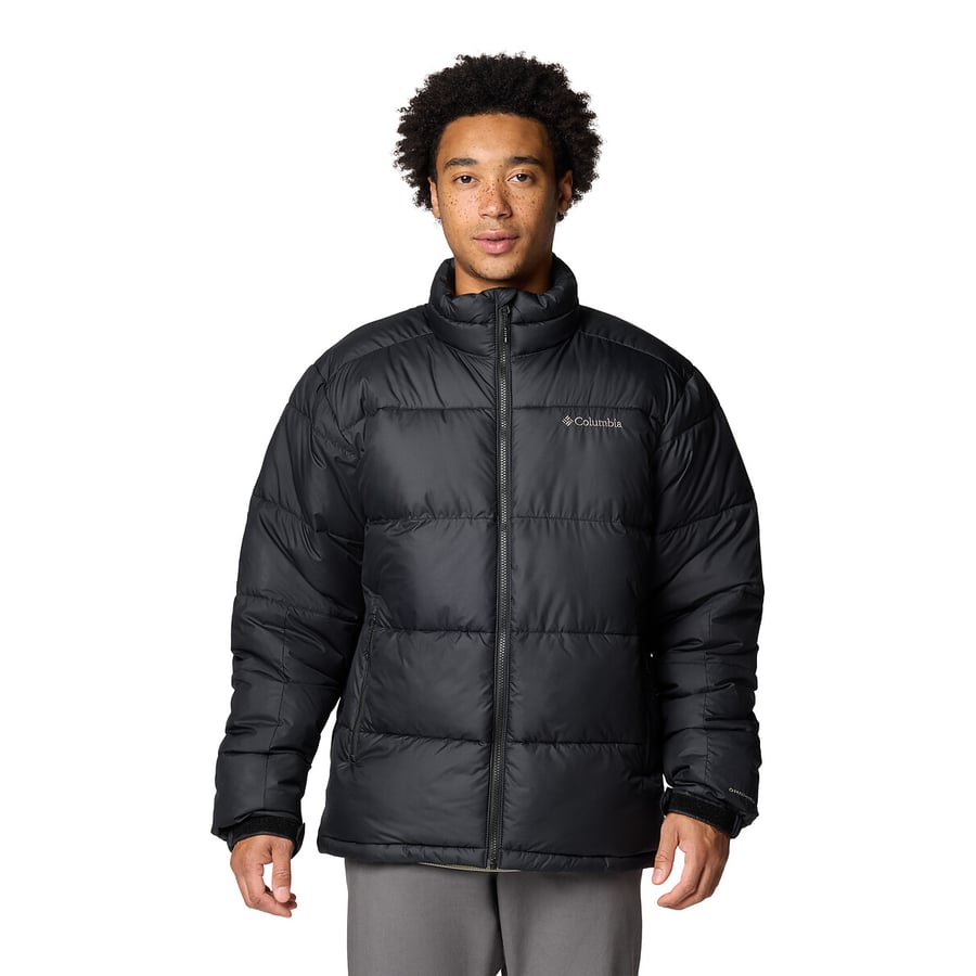 Pike lake padded jacket with zip fastening, black, Columbia | La
