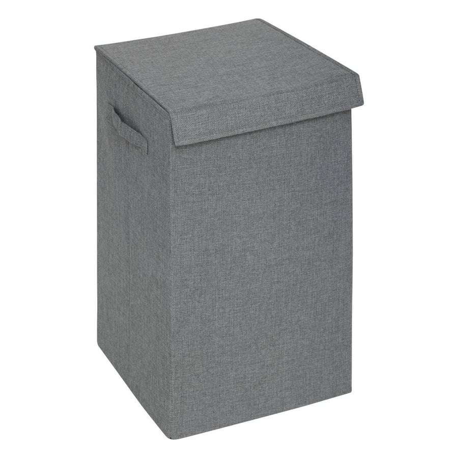 Panier à Linge Pliable 3 Compartiments - MTEVOTX - Gris Blanc Noir