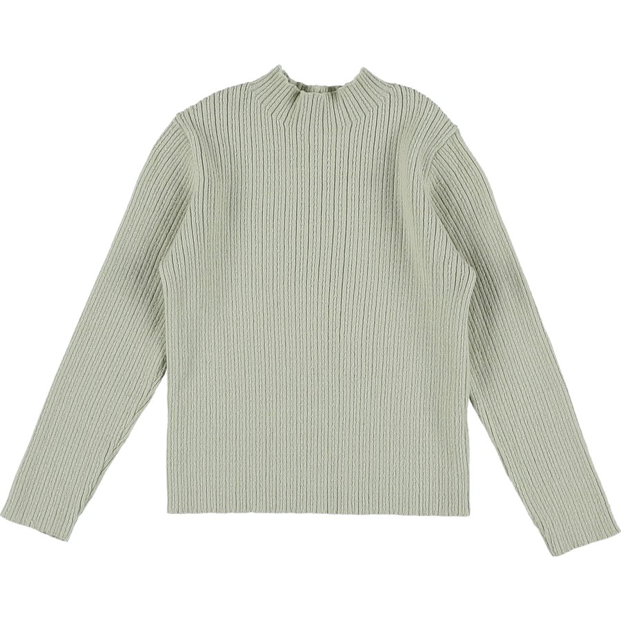 Pull Fille Zara Tricot Vert Foncé - Taille 11-12 Ans (S), Occasion Bon état