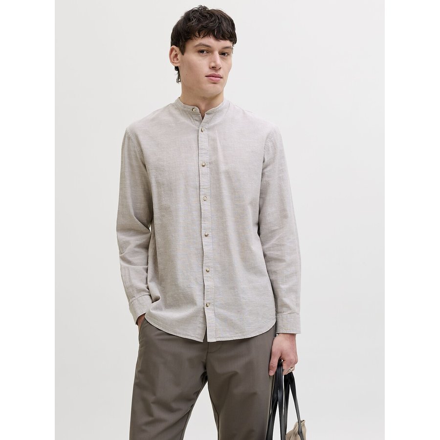 Mandarin collar shirt Jack & Jones | La Redoute