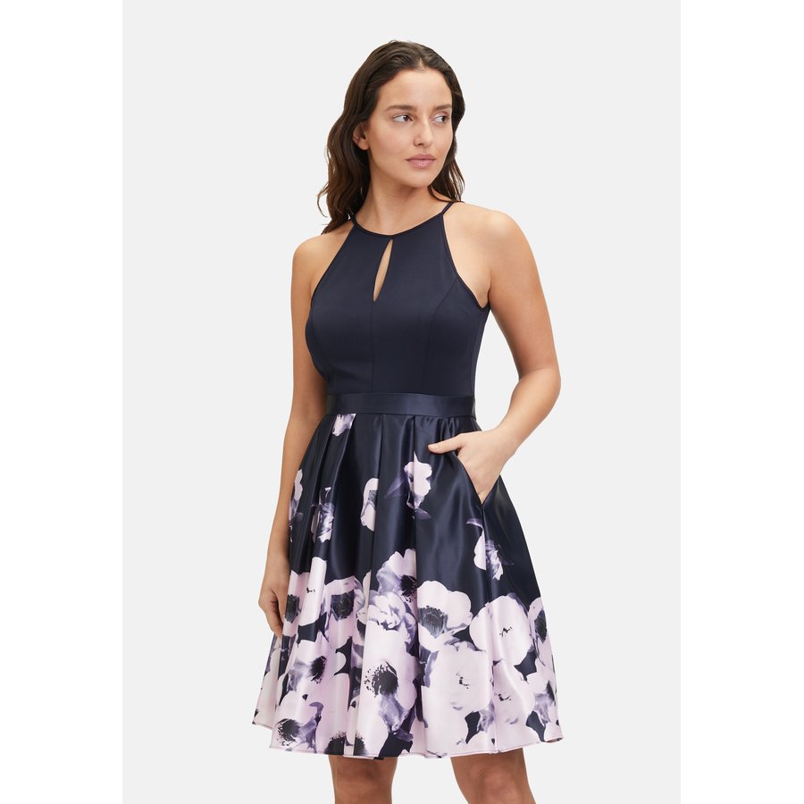 Robe Cocktail Mousseline Fleurie - Miss Fleurie