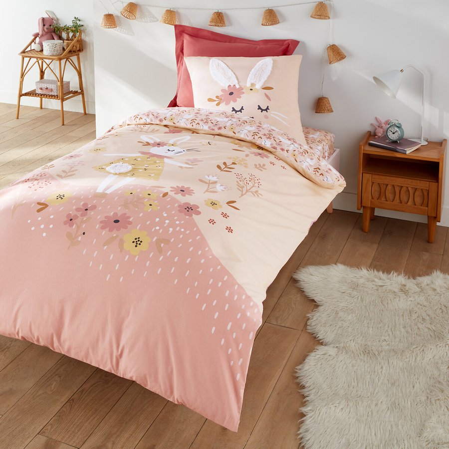 Housse De Couette Enfant,Parure De Lit Enfant,3D Housse De Couette+1-2