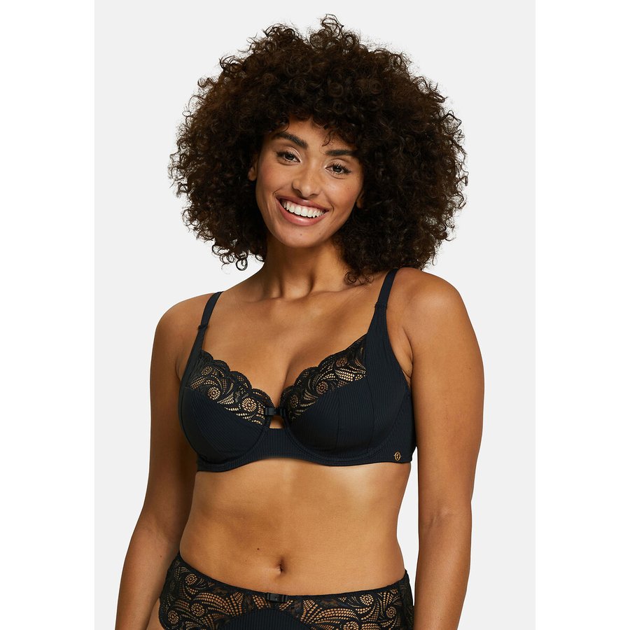 Underoutfit Reggiseno Donna Senza Fili - Modellante Comfort Con Spalline Regolabili, Nero, XX-Large, Tessuto Senza Cuciture - 2