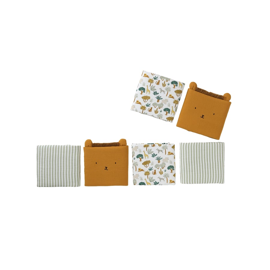 Tour de lit / tour de parc pare-chocs PETIT MOUTON - écru / miel Tour de lit / tour de parc pare-chocs PETIT MOUTON - écru / miel