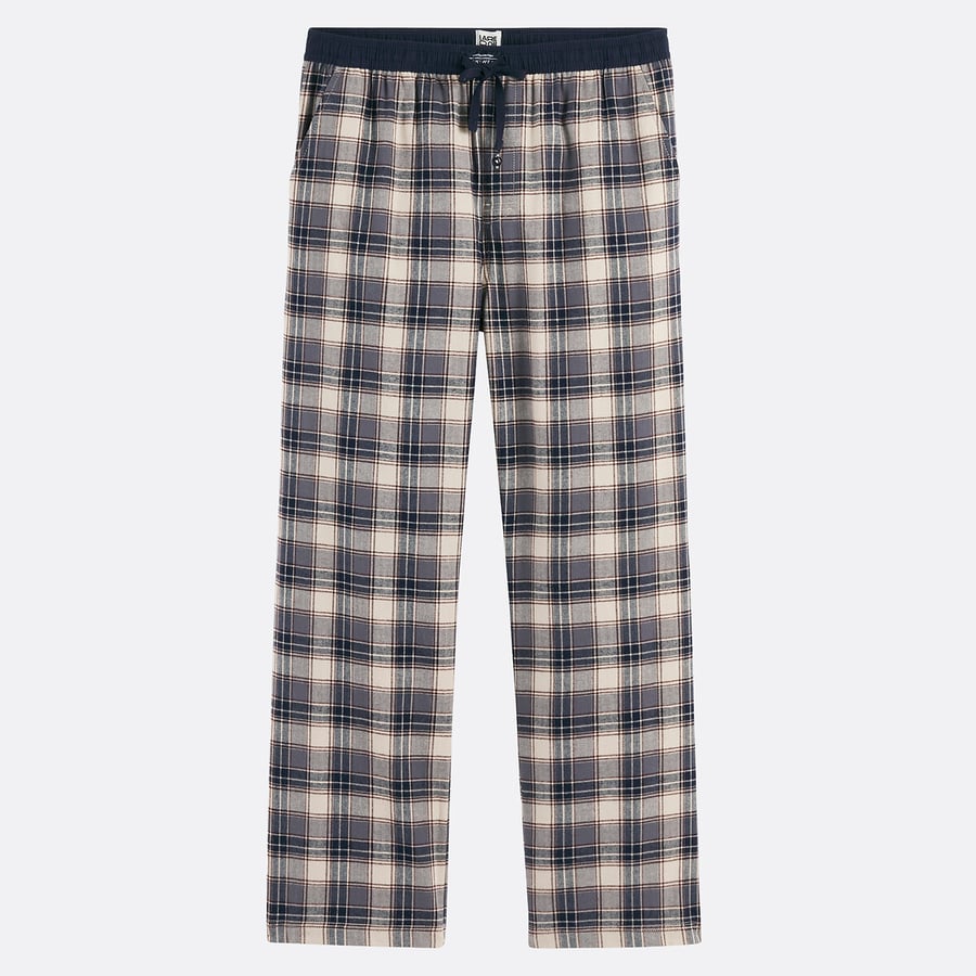 Pantaloncini Corti Uomo A Quadri Trasparenti &ndash; Leggeri, Larghi, Pigiama/Casa, 90% Poliammide