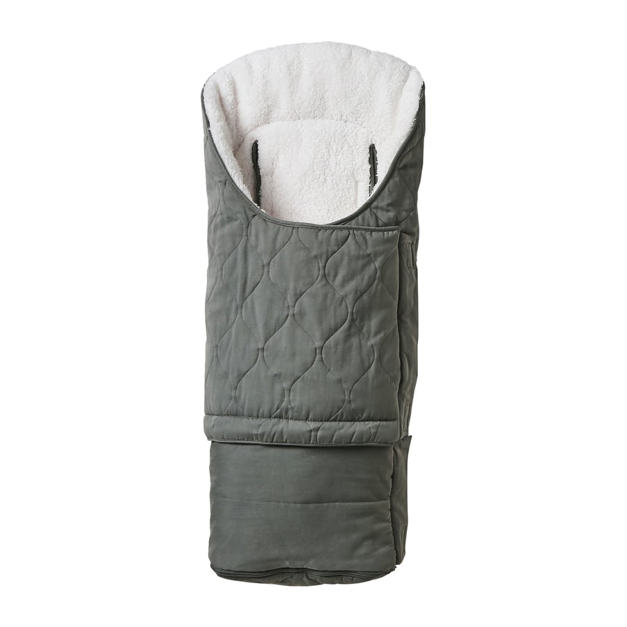 Chancelière Bébé Poussette Universelle Grande Taille Gris - Hiver Chaude Et Ergonomique 110 Cm