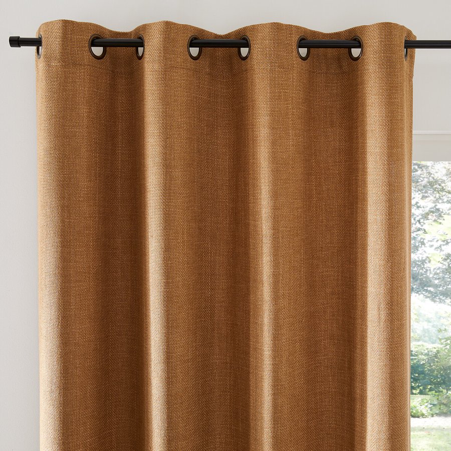 Exclusive Home Tende Hawkins Trasparenti Con Occhielli, Bronzo, Set Da 2 Pannelli 150x250 Cm, Colore Naturale - 3