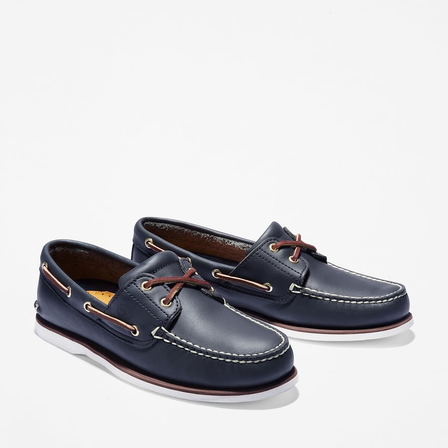 靴 REGALSTANDARDS classic boat shoes NAVY Classic boat shoes, navy blue, Timberland | La Redoute
