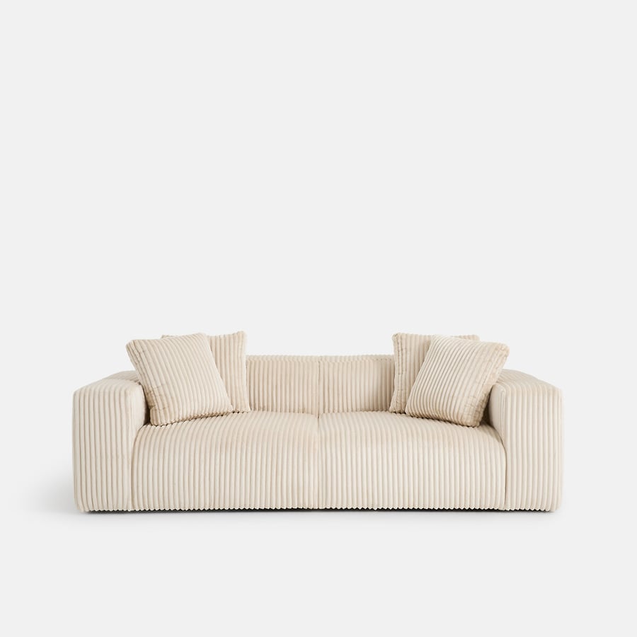 Canapé Liora La Redoute, coloris marron