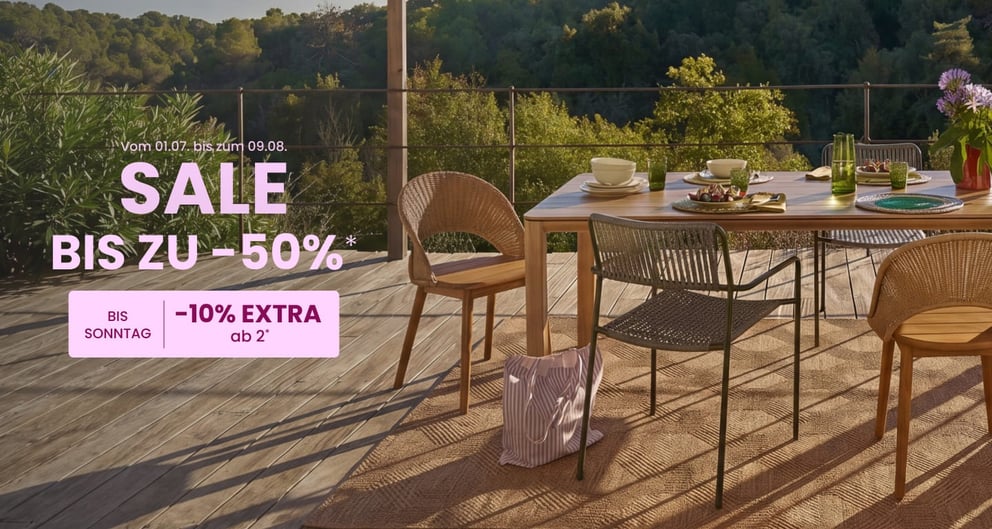 SALE: Bis zu -50% | 10% EXTRA ab 2 Artikeln*