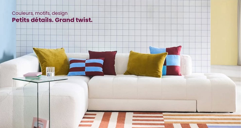 Couleurs, motifs, design. Petits détails. Grand twist.