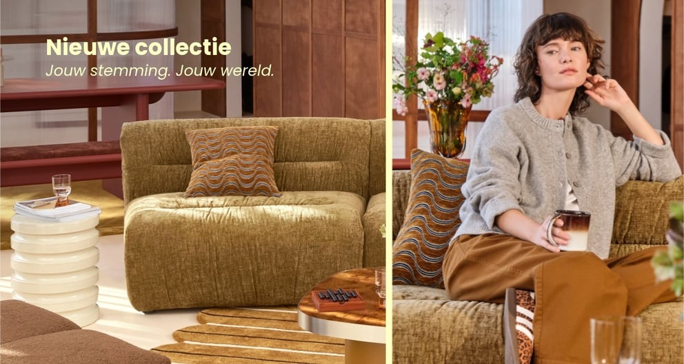 Nieuwe collectie :  Jouw stemming. Jouw wereld.