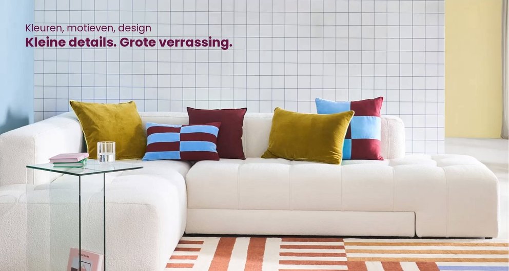Kleuren, motieven, design. Kleine details. Grote verrassing.