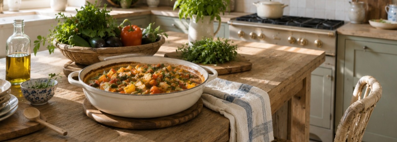 Готовим с La Redoute: овощное рагу с курицей