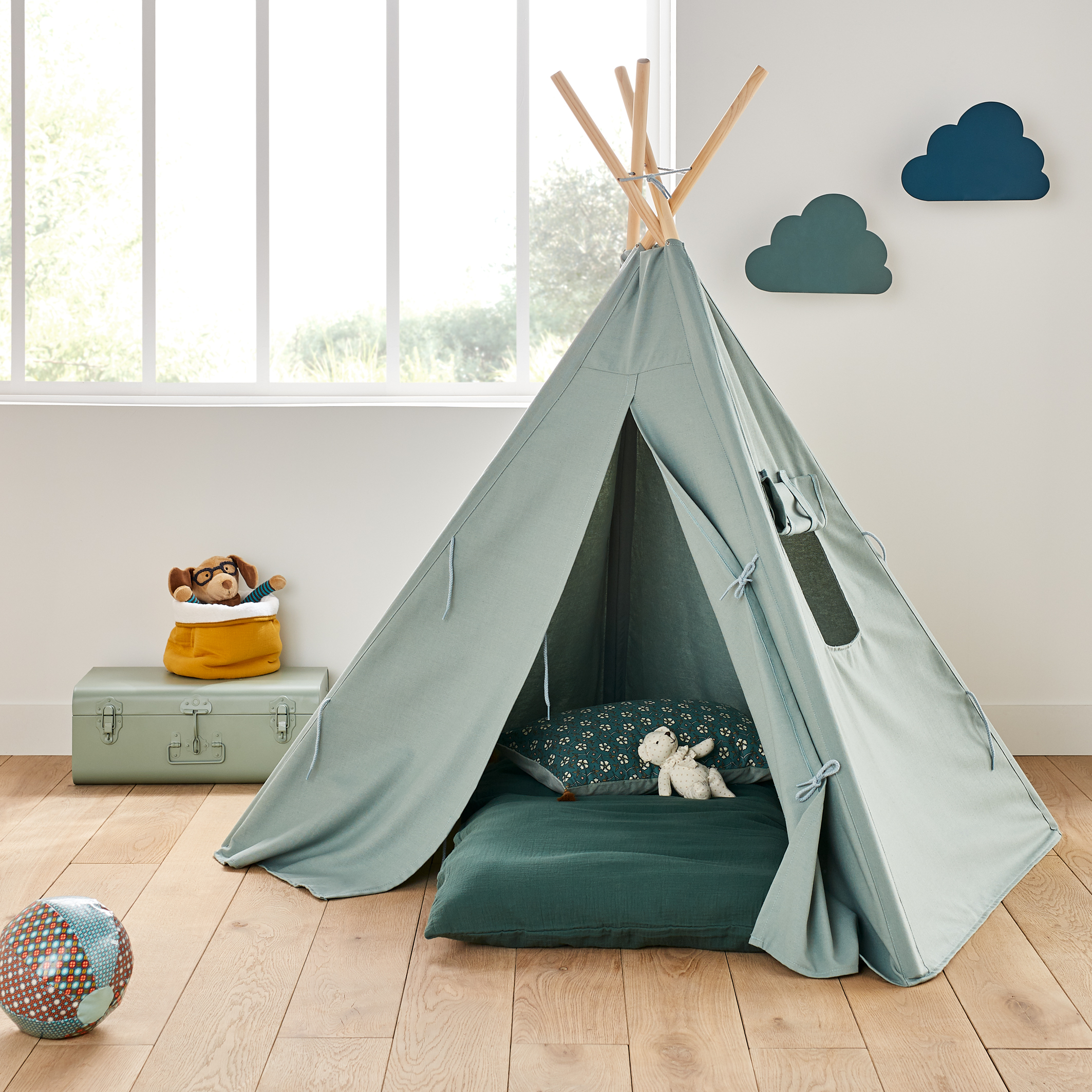 Tipea Child's Canvas Teepee Tent