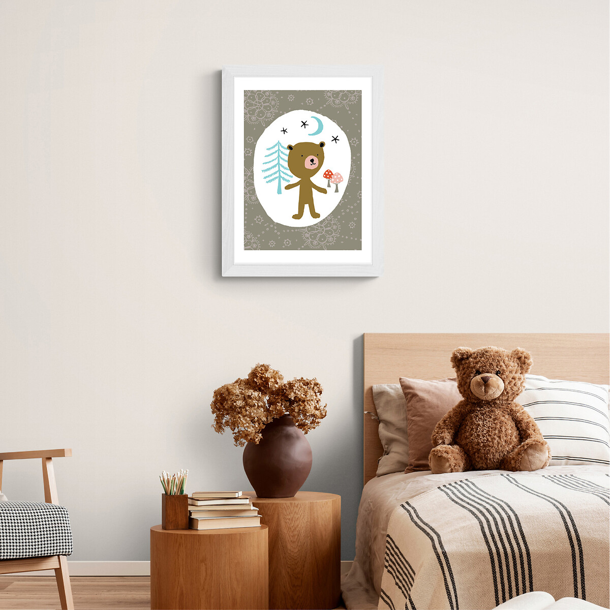 Bear in Forest by Becky Baur Print