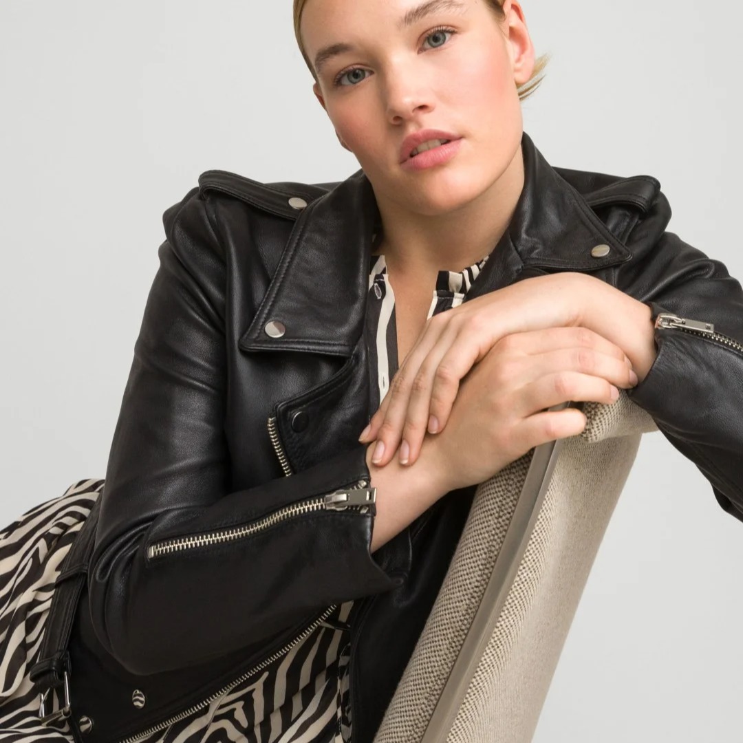 La Redoute Collections leather jacket