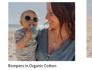 Rompers in Organic Cotton