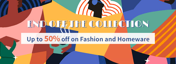 end off the collection: bis zu 50% off