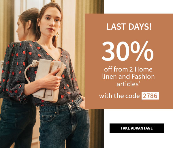 Last days: 30% off from 2 articles.