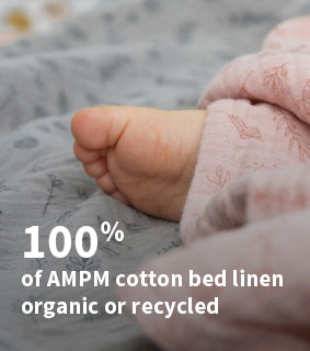 100% of AMPM cotton bed linen