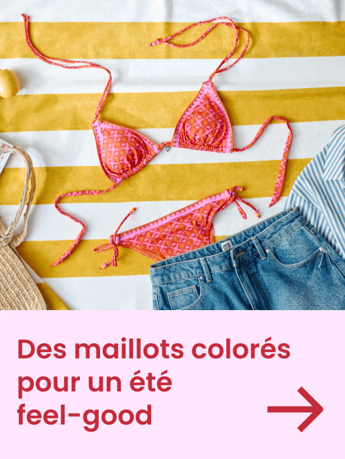 Des maillots colorés pour un été feel-good