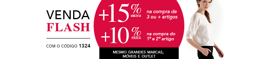 Venda FLASH até -40%