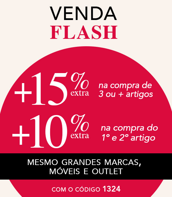 Venda FLASH até -40%