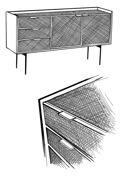 croquis cannage