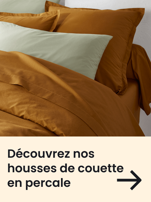 housse de couette percale de coton