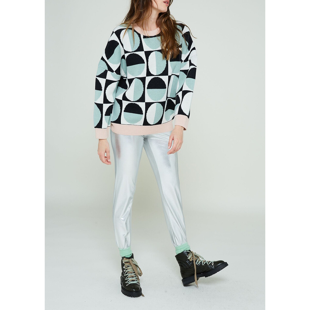 Legging argenté femme shop