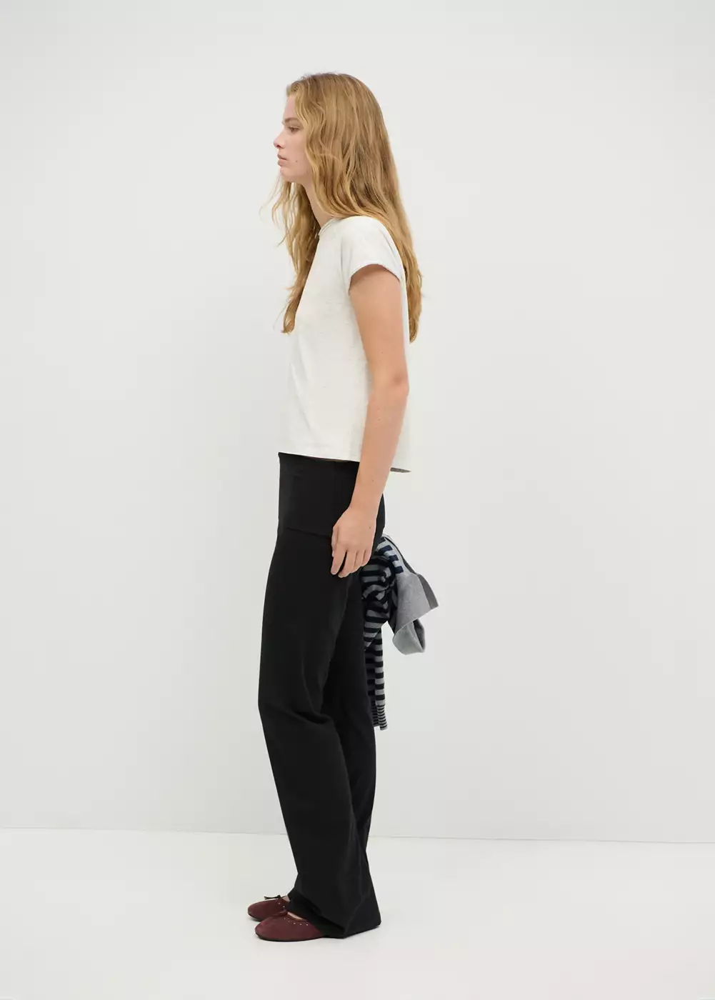 Leggings taille retournée, MANGO TEEN