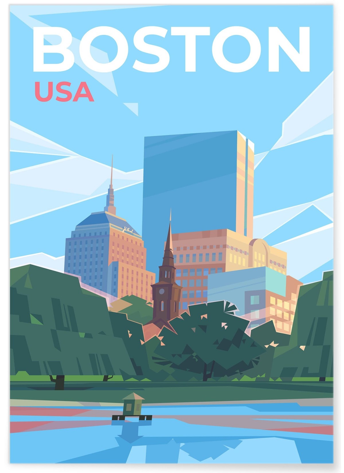 Affiche ville Boston, L'AFFICHERIE