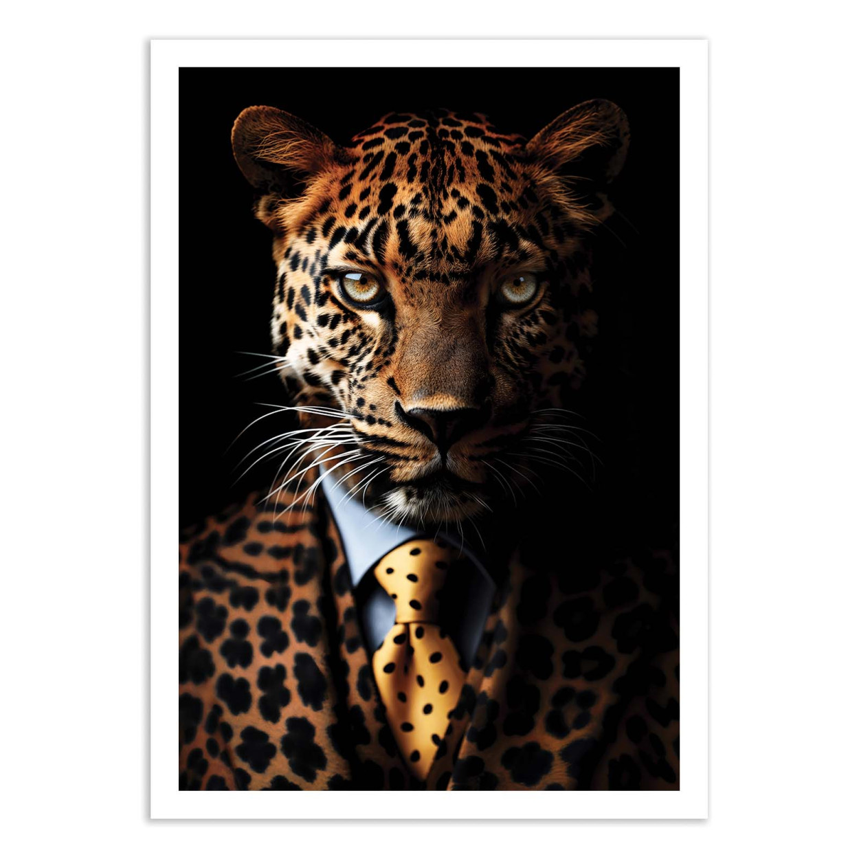Affiche d'art - Leopard Wild Suits - Philippe Hugonnard, WALL EDITIONS