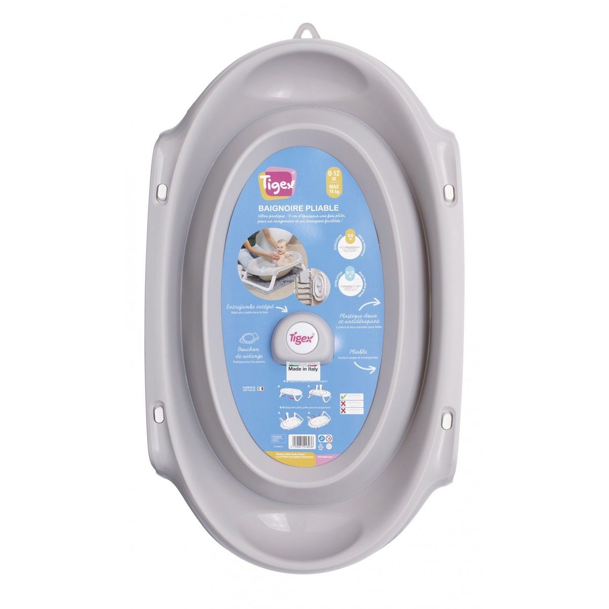 Baignoire Pliable Gris Tigex La Redoute Baignoire Pliable Gris Tigex La Redoute
