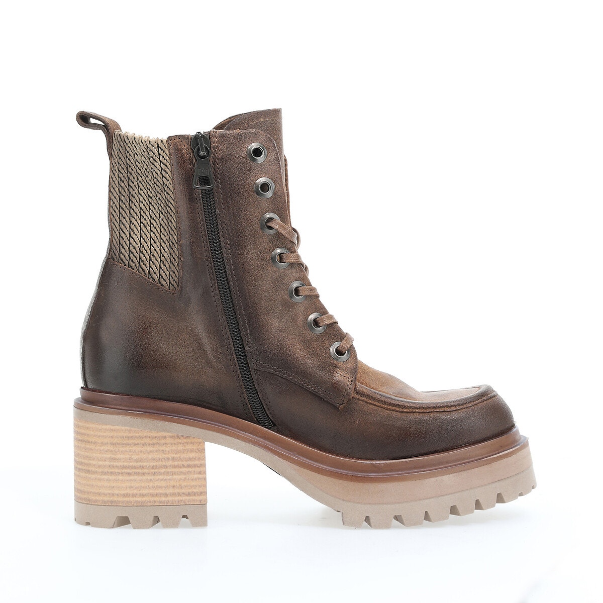 Bottine top semi ouverte