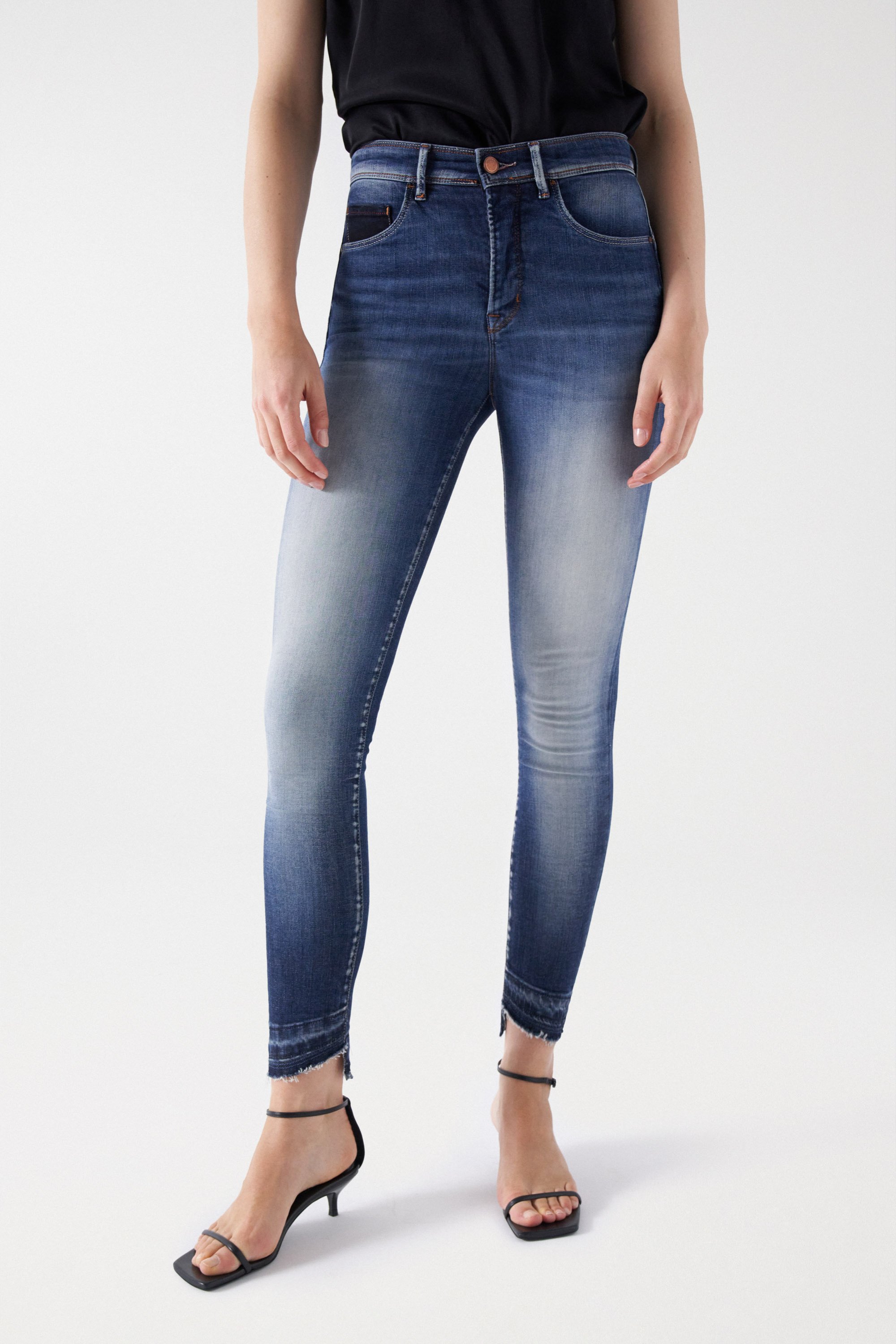 JEAN FAITH PUSH IN CROPPED SKINNY, SALSA JEANS