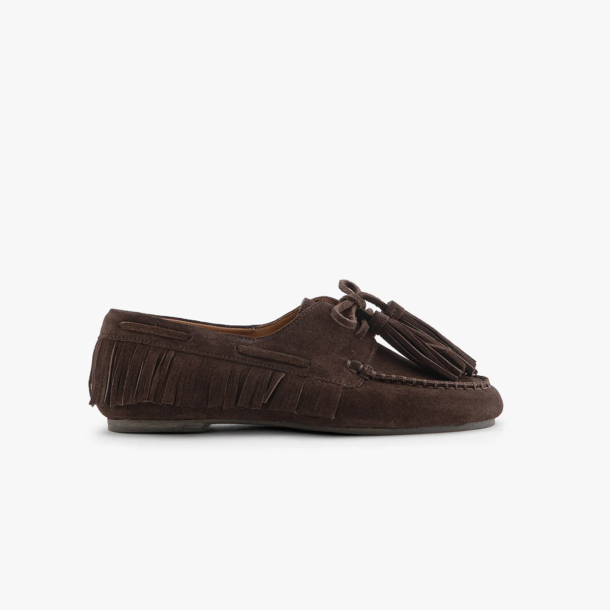 Mocassin cuir velours CAROLINE, MAISON TOUFET