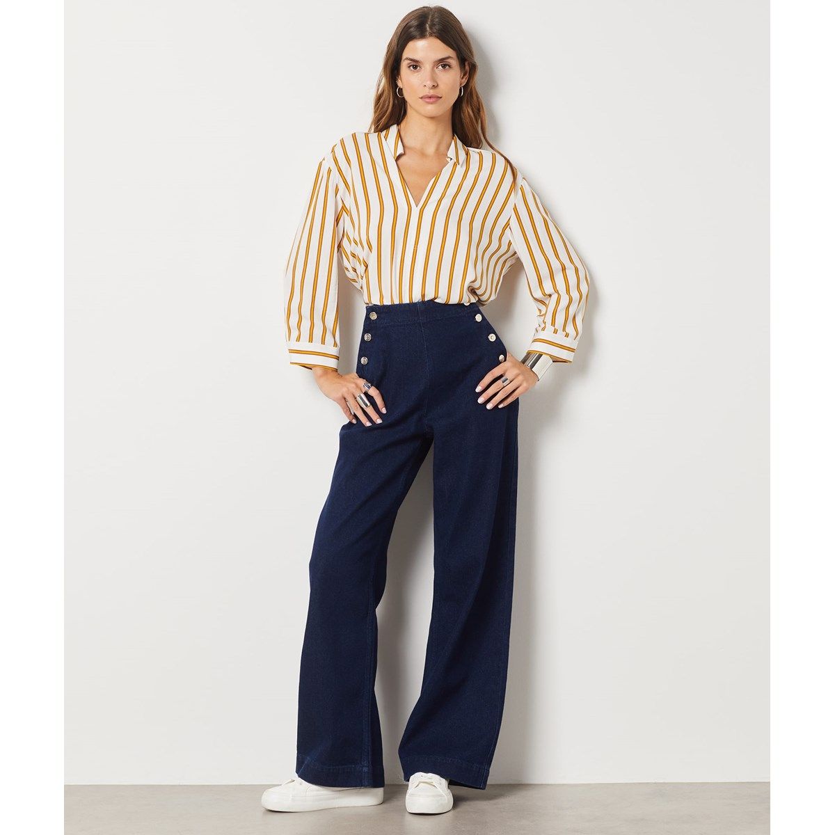 Jean femme 100 best sale coton