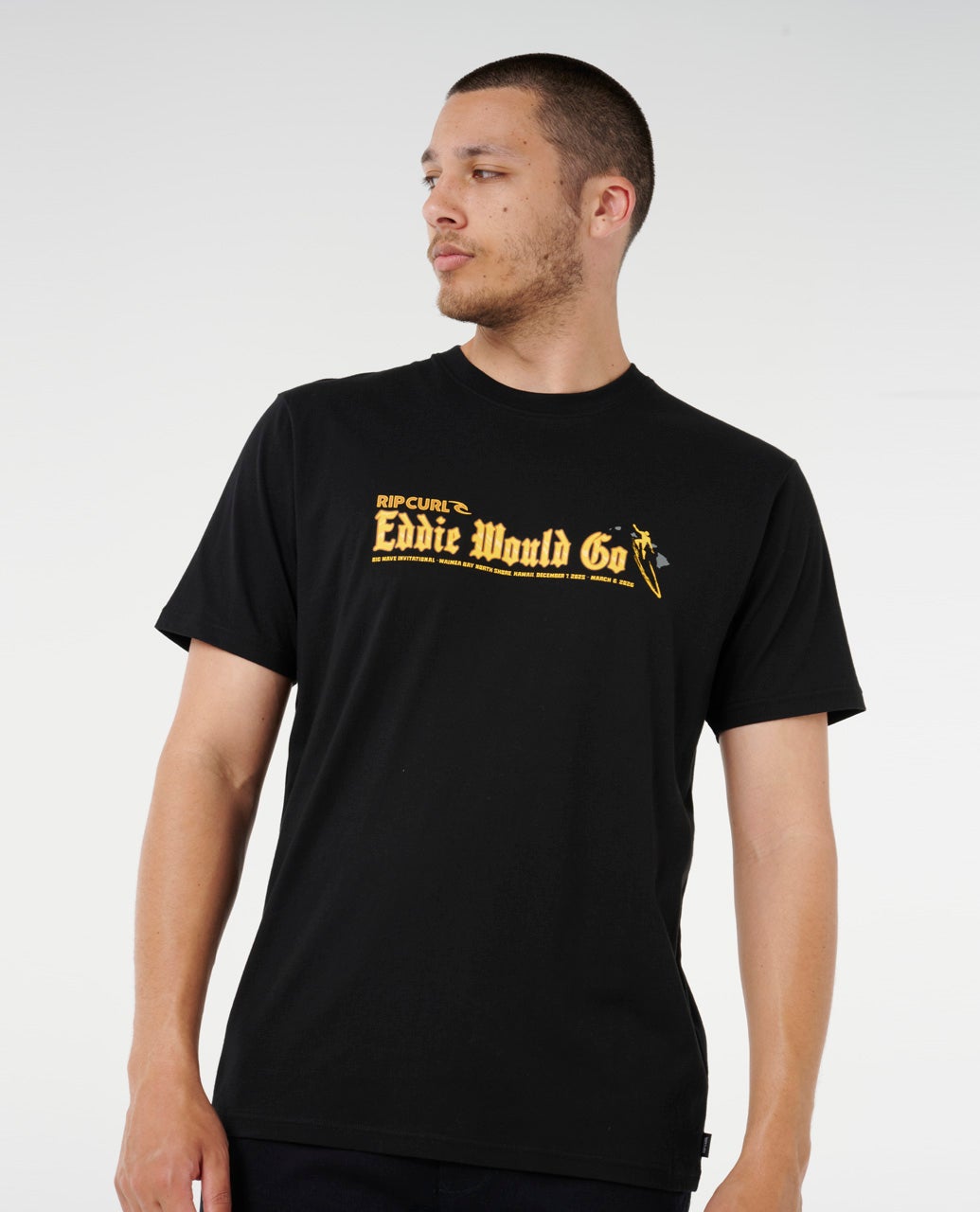 T-shirt Eddie Would Go Sticker, RIP CURL