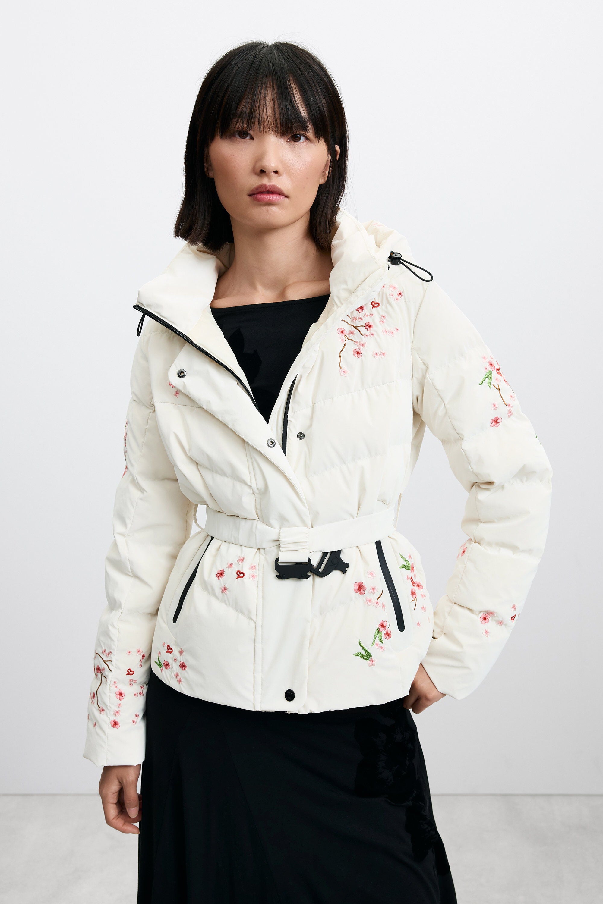 manteau matelassé en plumes, DESIGUAL