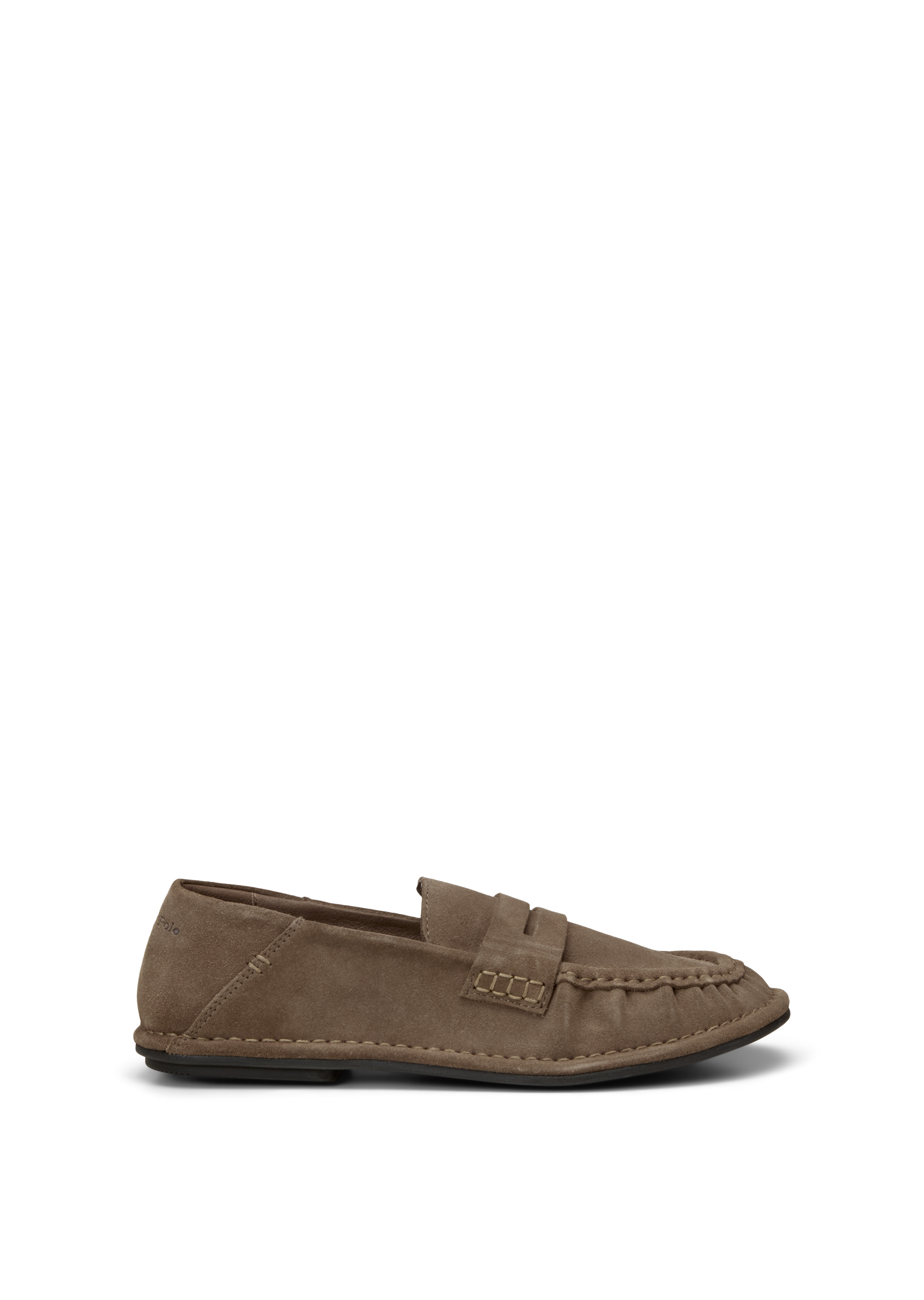 Loafer modèle Alvette en cuir velours doux, MARC O'POLO