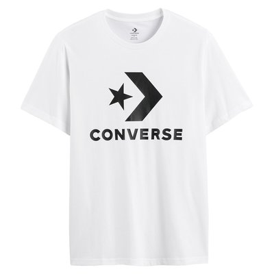 Large Star Chevron T-Shirt in Cotton with Short Sleeves CONVERSE