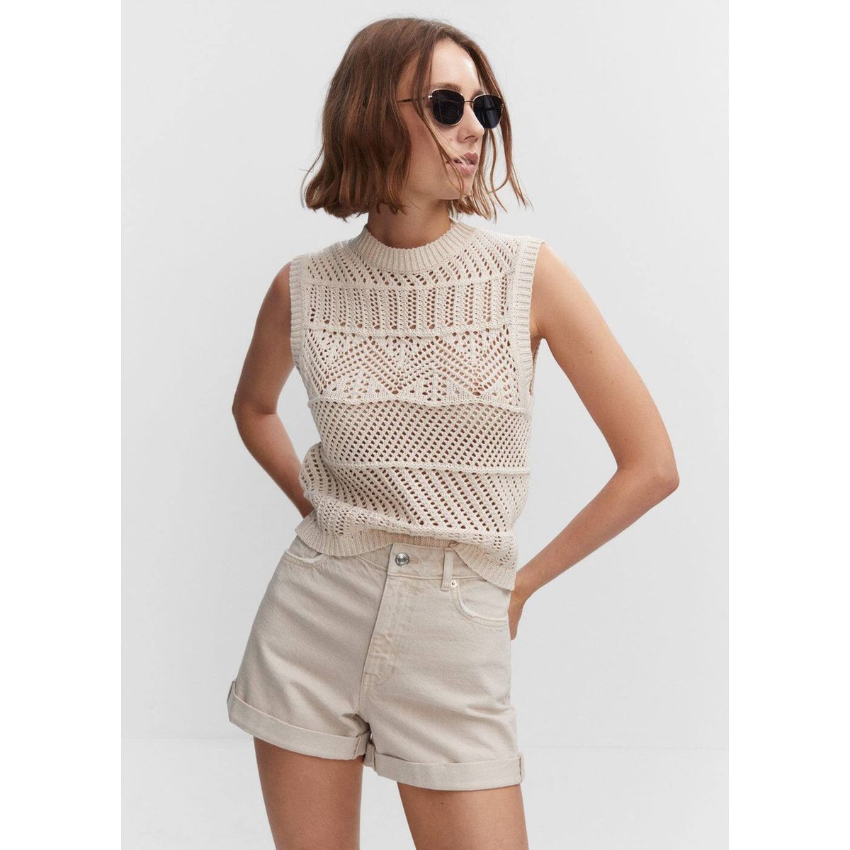 Mango short taille clearance haute