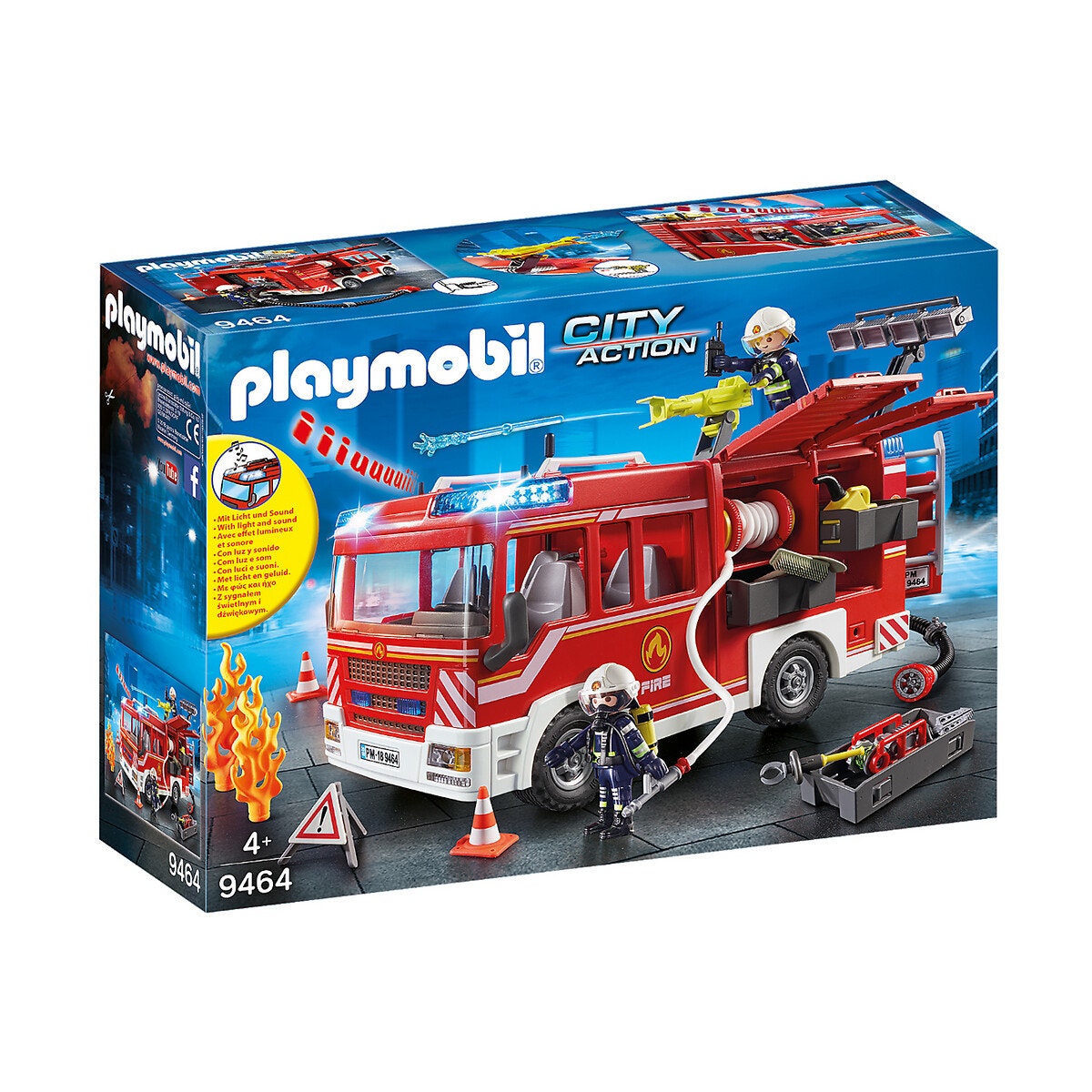 Fourgon d'intervention des pompiers multicolore Playmobil