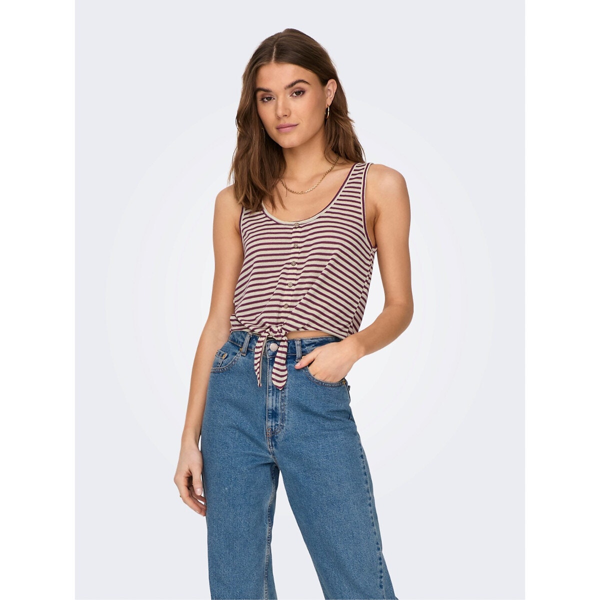 T shirt court nouer Only La Redoute