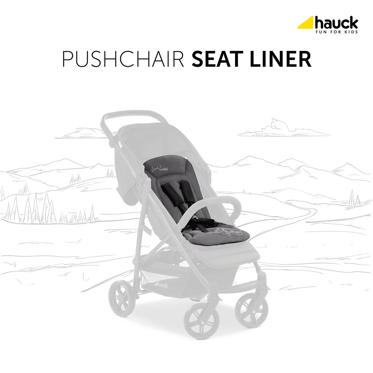 Disney top pram liner